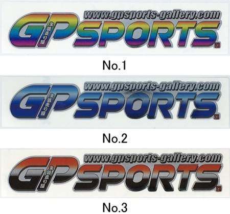 GP SPORTSロゴステッカー 【 Cタイプ 】全3色まなPコラボ