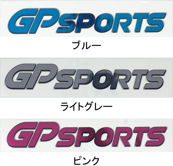 GP SPORTSロゴステッカー【 Aタイプ 】全6色